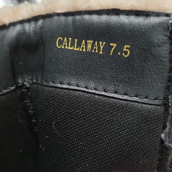 Azela Wang Callaway Black Chunky Heel Boots, Nwt - Picture 10 of 11